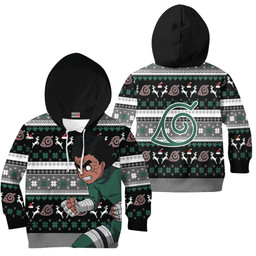 Rock Lee Kids Ugly Christmas Sweater Custom Anime Xmas Merch Gear Otaku