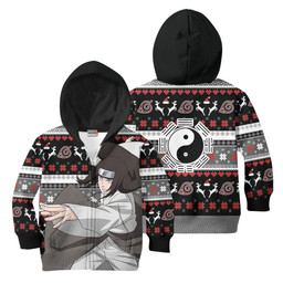 Neji Hyuga Kids Ugly Christmas Sweater Custom Anime Xmas Merch Gear Otaku