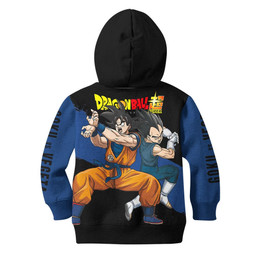Goku and Vegeta Kids Hoodie Dragon Ball Super Custom Anime Merch Clothes Gear Otaku