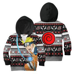 Nrt Uzumaki Kids Ugly Christmas Sweater Custom Anime Xmas Merch Gear Otaku
