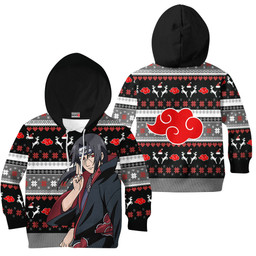 Itachi Uchiha Kids Ugly Christmas Sweater Akatsuki Custom Anime Xmas Merch Gear Otaku