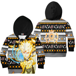 Nrt Uzumaki Bijuu Kids Ugly Christmas Sweater Custom Anime Xmas Merch Gear Otaku