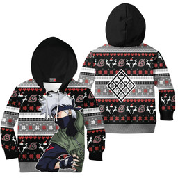 Kakashi Hatake Kids Ugly Christmas Sweater Custom Anime Xmas Merch Gear Otaku