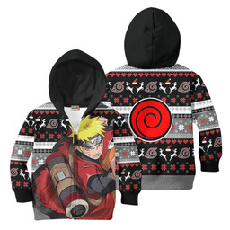 Nrt Uzumaki Sage Kids Ugly Christmas Sweater Custom Anime Xmas Merch Gear Otaku