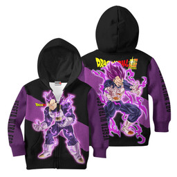 Vegeta Ultra Ego Kids Hoodie Dragon Ball Super Custom Anime Merch Clothes Gear Otaku