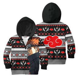 Pain Kids Ugly Christmas Sweater Akatsuki Custom Anime Xmas Merch Gear Otaku