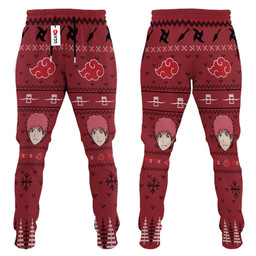 Sasori Joggers Custom Ugly Christmas Anime Sweatpants Gear Otaku