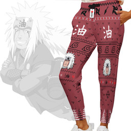 Jiraiya Joggers Custom Ugly Christmas Anime Sweatpants Gear Otaku