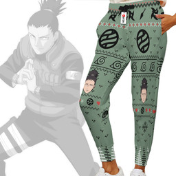 Shikamaru Nara Joggers Custom Ugly Christmas Anime Sweatpants Gear Otaku