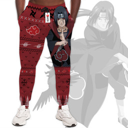 Itachi Uchiha Joggers Akatsuki Custom Ugly Christmas Anime Sweatpants Gear Otaku