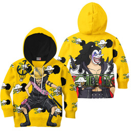 One Piece Red Usopp Kids Hoodie Custom Anime Merch Clothes Gear Otaku