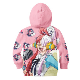 One Piece Red Uta Kids Hoodie Custom Anime Merch Clothes Gear Otaku