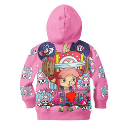 One Piece Red Tony Tony Chopper Kids Hoodie Custom Anime Merch Clothes Gear Otaku