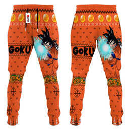Dragon Ball Goku Custom Anime Ugly Christmas Sweatpants Gear Otaku
