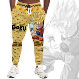 Dragon Ball Goku Super Saiyan Custom Anime Ugly Christmas Sweatpants Gear Otaku