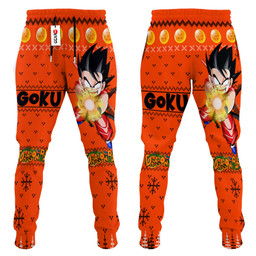 Dragon Ball Goku Kid Custom Anime Ugly Christmas Sweatpants Gear Otaku