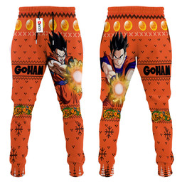 Dragon Ball Gohan Custom Anime Ugly Christmas Sweatpants Gear Otaku