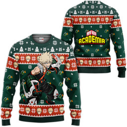 My Hero Academia Katsuki Bakugo Custom Anime Ugly Christmas Sweater Gear Otaku