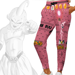 Dragon Ball Majin Buu Custom Anime Ugly Christmas Sweatpants Gear Otaku