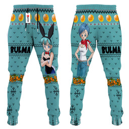 Dragon Ball Bulma Custom Anime Ugly Christmas Sweatpants Gear Otaku
