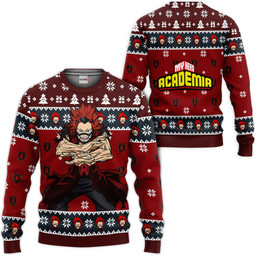 My Hero Academia Red Riot Custom Anime Ugly Christmas Sweater Gear Otaku