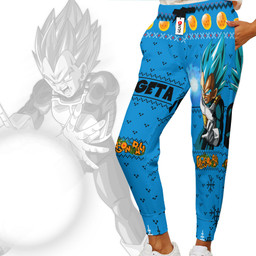 Dragon Ball Vegeta Blue Custom Anime Ugly Christmas Sweatpants Gear Otaku