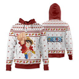 One Piece Luffy Custom Anime Ugly Christmas Sweater VA1808 Gear Otaku
