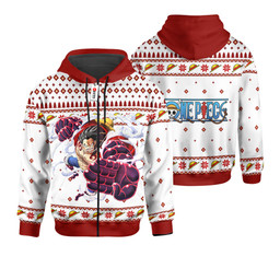 One Piece Luffy Gear 4 Custom Anime Ugly Christmas Sweater VA1808 Gear Otaku