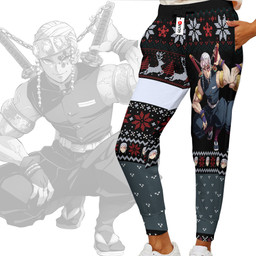Kimetsu Tengen Uzui Custom Anime Ugly Christmas Sweatpants Gear Otaku