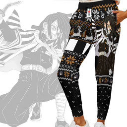 Kimetsu Obanai Iguro Custom Anime Ugly Christmas Sweatpants Gear Otaku