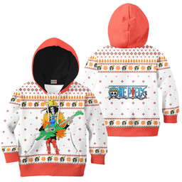 One Piece Brook Kids Anime Ugly Christmas Sweater Gear Otaku