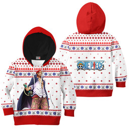 One Piece Shanks Kids Anime Ugly Christmas Sweater Gear Otaku
