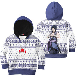 Sasuke Uchiha Kids Ugly Christmas Sweater Custom For Anime Fans VA0822 Gear Otaku
