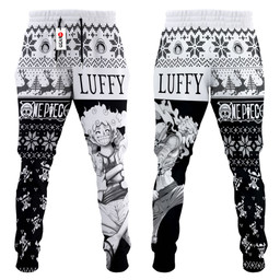One Piece Luffy Gear 5 Custom Anime Christmas Ugly Sweatpants Gear Otaku