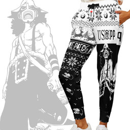 One Piece Usopp Custom Anime Christmas Ugly Sweatpants Gear Otaku