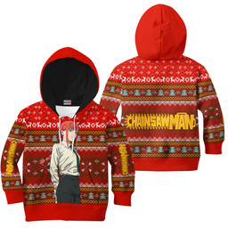 Chainsaw Man Makima Kids Ugly Christmas Sweater Custom For Anime Fans Gear Otaku