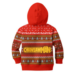 Chainsaw Man Makima Kids Ugly Christmas Sweater Custom For Anime Fans Gear Otaku