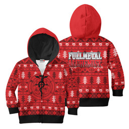 Fullmetal Alchemist Kids Ugly Christmas Sweater Custom For Anime Fans Gear Otaku