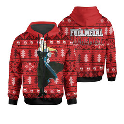 Fullmetal Alchemist Olivier Mira Armstrong Custom Anime Ugly Christmas Sweater Gear Otaku