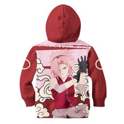 Sakura Haruno Kids Hoodie Custom Anime Merch Clothes Gear Otaku