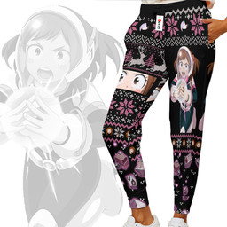My Hero Academia Ochako Uraraka Custom Anime Christmas Ugly Sweatpants Gear Otaku