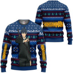 Chainsaw Man Aki Hayakawa Ugly Christmas Sweater Custom For Anime Fans Gear Otaku