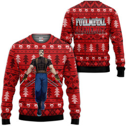 Fullmetal Alchemist King Bradley Custom Anime Ugly Christmas Sweater Gear Otaku