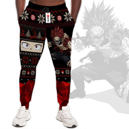 My Hero Academia Red Riot Custom Anime Christmas Ugly Sweatpants Gear Otaku