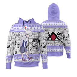 HxH Killua Zoldyck Custom Anime Ugly Christmas Sweater Gear Otaku