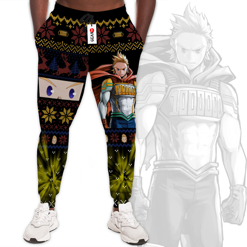 My Hero Academia Lemillion Custom Anime Christmas Ugly Sweatpants Gear Otaku