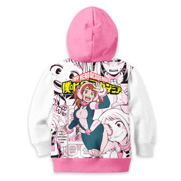 My Hero Academia Ochako Uraraka Kids Hoodie Custom Manga Anime Merch Clothes Gear Otaku