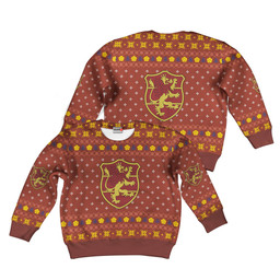 Black Clover Crimson Lion Custom Anime Kids Ugly Christmas Sweater Gear Otaku