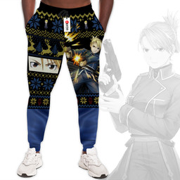 Fullmetal Alchemist Riza Hawkeye Custom Anime Christmas Ugly Sweatpants Gear Otaku