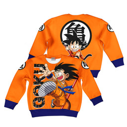 Dragon Ball Goku Kid Kids Hoodie Custom Anime Merch Clothes Gear Otaku